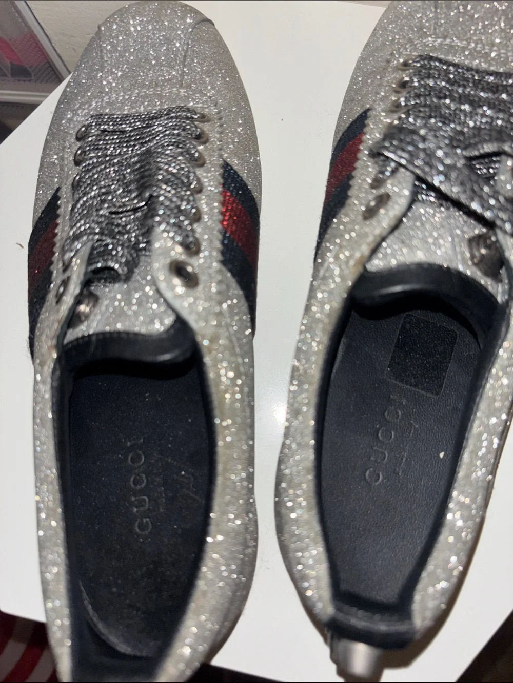 Gucci sparkling silver